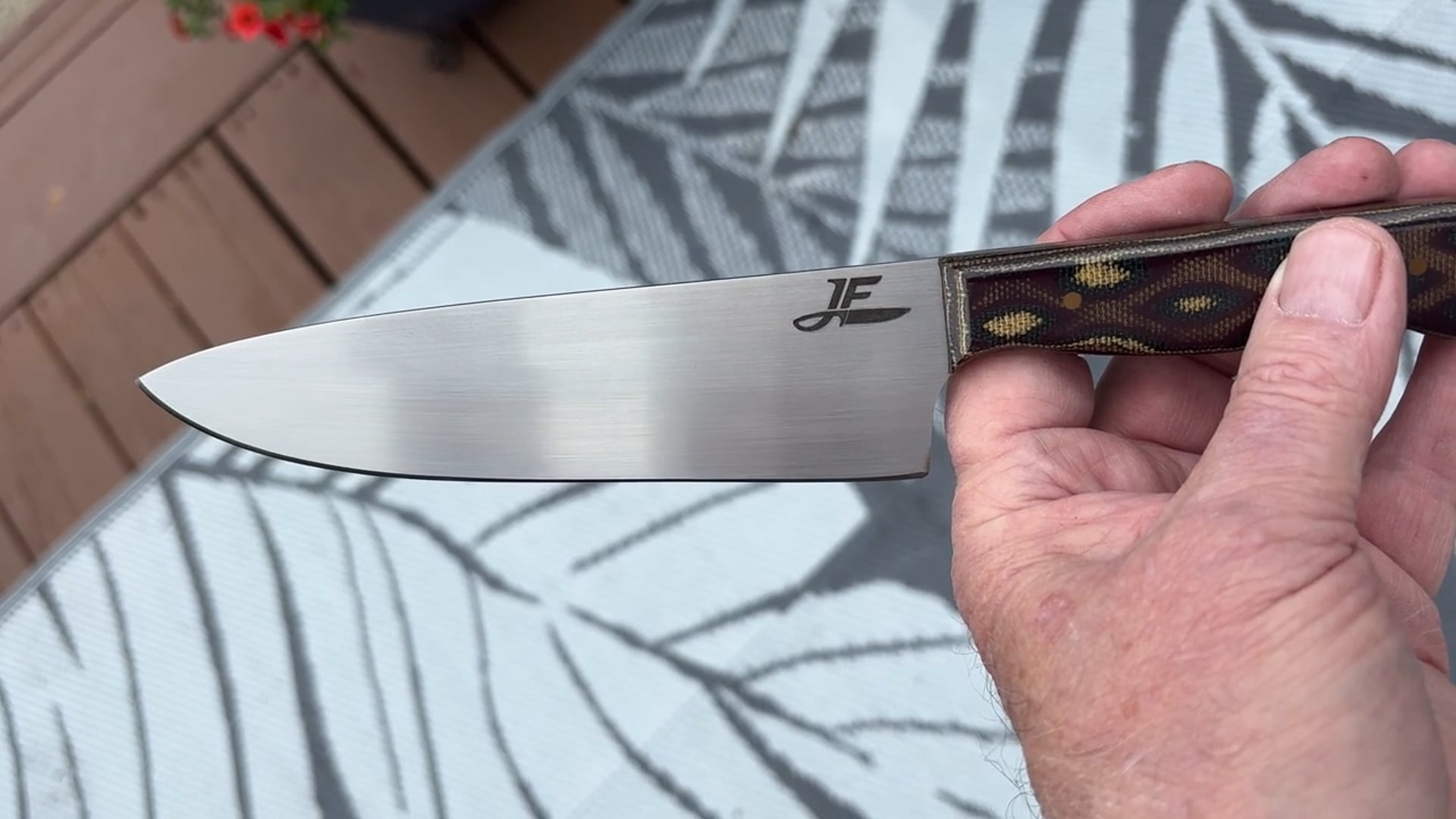 Python Micarta Chefs Knife